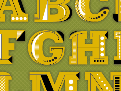 Custom Font design font typography