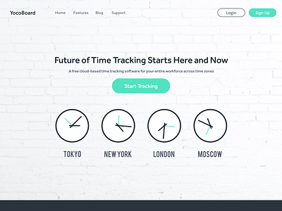 YocoBoard - Time Tracking Application employee time timezone tracking