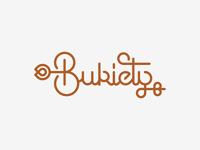 Bukiety bouquets floristry flower foxtrot foxtrot studio logo poland typography wordmark