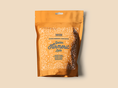 Golden Turmeric Latte bag coffee coffee bag foxtrot latte linear packaging poland urban blends