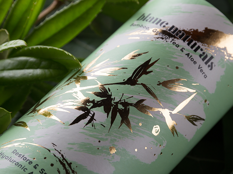 Blanc Naturals visualidentity tube skincare poland packagingdesign packaging foxtrot label identity hotstamping gold foxtrotstudio foil design branding beauty