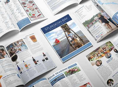 Destination Sturgeon Bay Activity Guide Redesign brochure brochure design catalog design graphic design graphicdesign layout design print print design