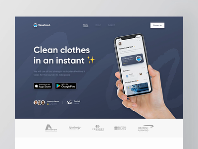 Wash Machine Animation designs, themes, templates and downloadable graphic  elements on Dribbble