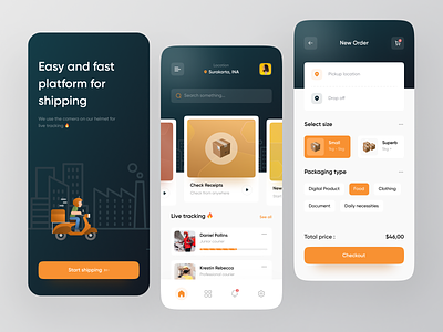 Beeanter 🐝 - shipping mobile app exploration