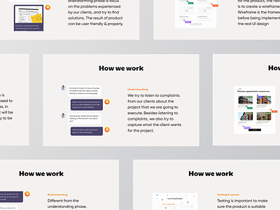 Odama website How we work animation 🔥 animation how it work interaction landing page landing page animation section smooth studio ui ux web website website animation