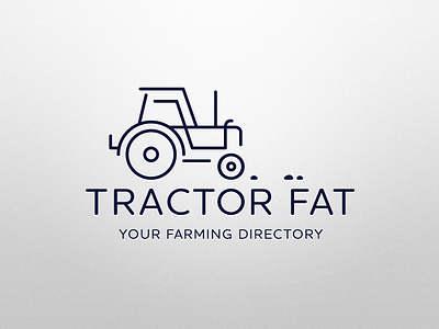 Logo Concept concept design farming ident identity logo retina symbol tractor