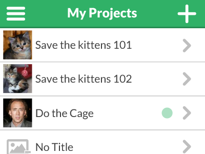 WIP app cage iphone kittens kitty projects