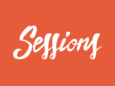 Sessions Lettering