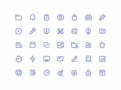 Pitch Iconography grid icon icon design icon set icon system iconography icons iconset pitch symbols