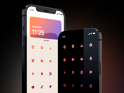 Shorticons - customizable icons for your home screen iconography icons iconset ios14 ios14homescreen ios14icons