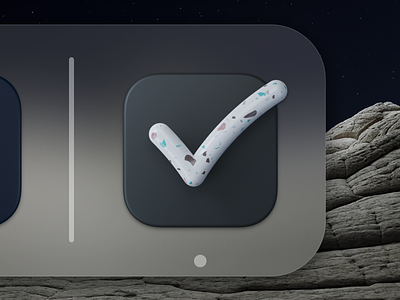 Big Sur Icon for Check 3d app icon big sur blender check icon iconography mac app macos todo