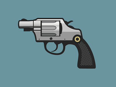 Cobra Colt colt flat gun handgun icon illustration pistol vector weapon