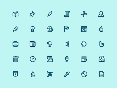 thicons Iconset android app glyph icon iconography icons iconset illustration ios iphone logo