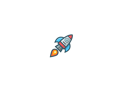 Rocket Icon icon iconography icons illustration logo mark rocket