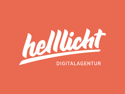 Helllicht Lettering brush hand lettering lettering logo logotype mark script