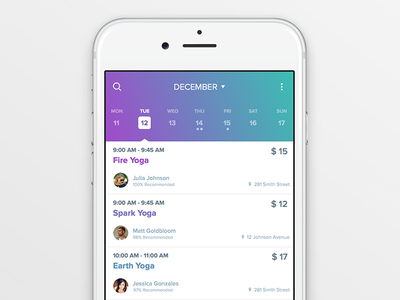 Fitness Calendar