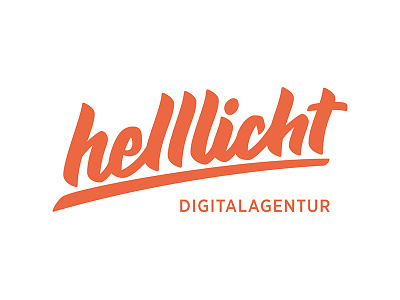 Helllicht Lettering brand brush calligraphy hand lettering lettering logo logotype mark typography