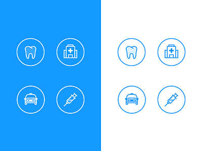 Medical Iconset car icon iconography icons illustration tooth