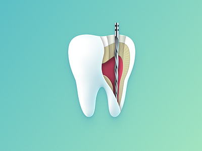 tooth root icon iconography icons illustration real project root root canal treatment tooth