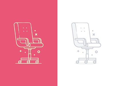 Chairs chair icon iconography icons illustration line office