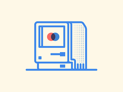 #vectober - 1 - Macintosh icon iconography illustration macintosh vectober vector
