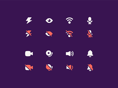 airtime iconography 2019 - on/off
