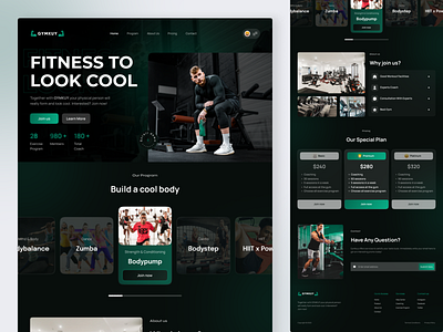 Gym Sport Landing Page