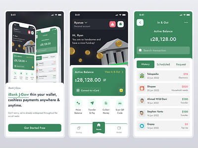 Mobile Banking App by Ryanae for Visoeal Studio on Dribbble