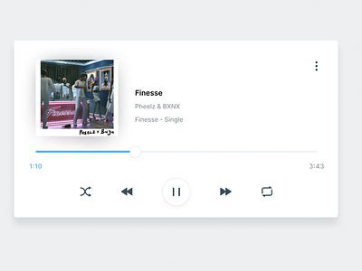 Music player - light mode