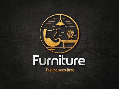 Furniture Logo branding design icon illustration logo vector