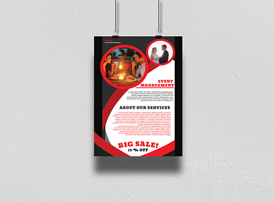 Event management poster design