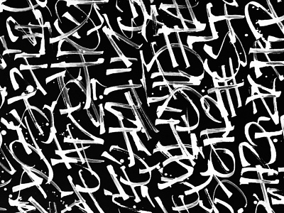 Abstract art calligraddictiphy calligraphy colapen