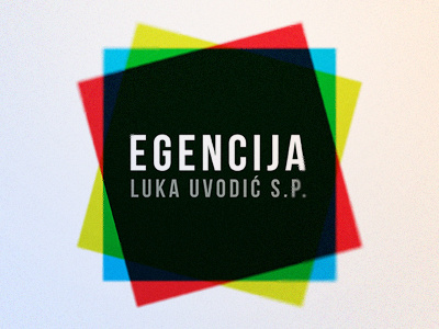 Egencija egencija identity logo