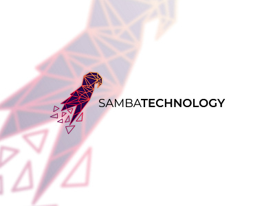 samba bird brand logo logo design modern technolofy