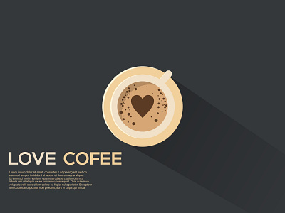 template cofee brand branding cofee love template trend