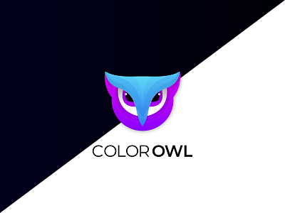 COLOROWL bird brand branding colorfull design full color logo logo animals logo design modern