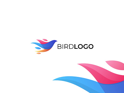 bird logo bird brand branding colorfull design full color logo logo animals logo design modern