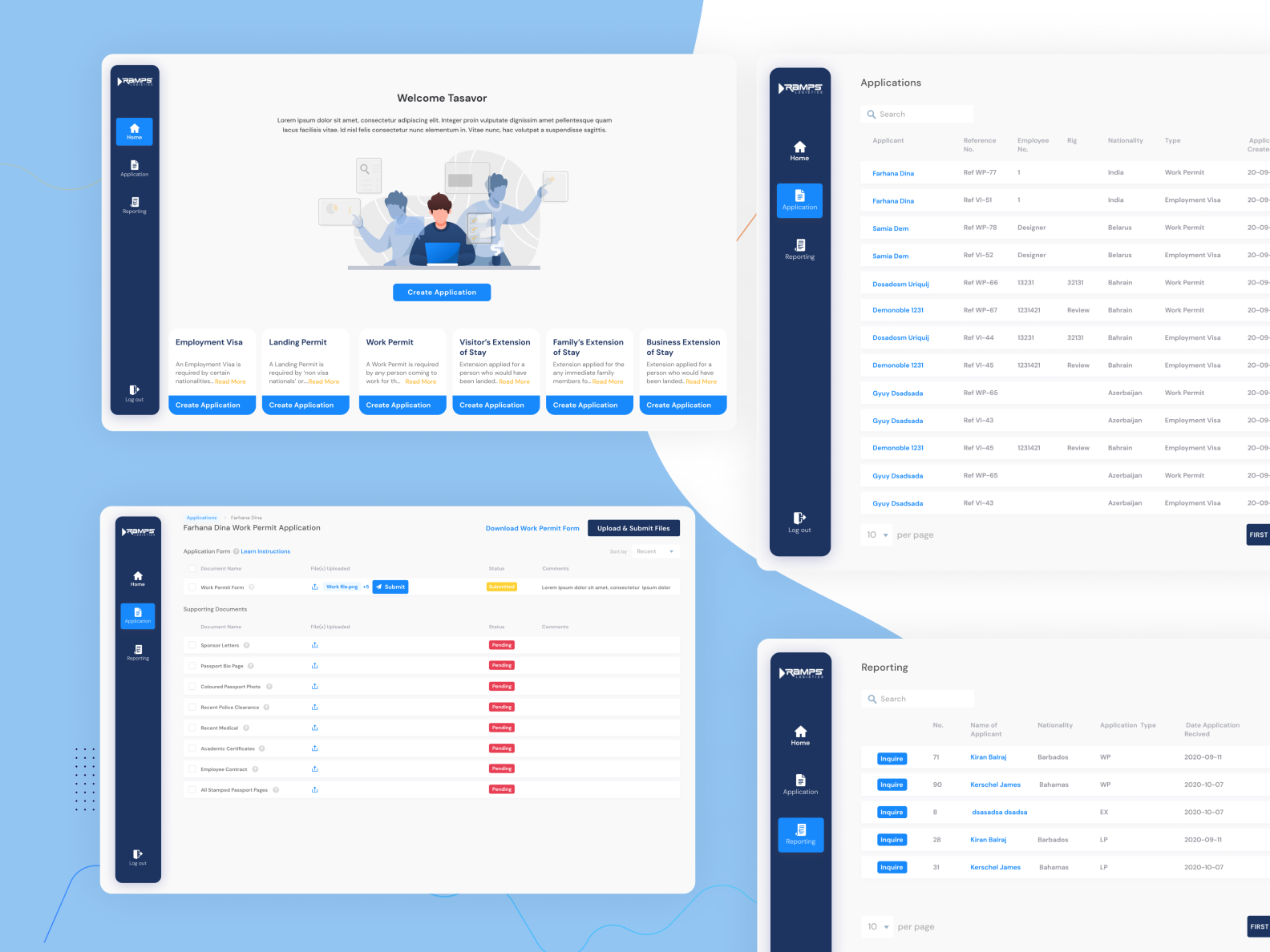 Ramp Logistics by tehreem Khurshid on Dribbble