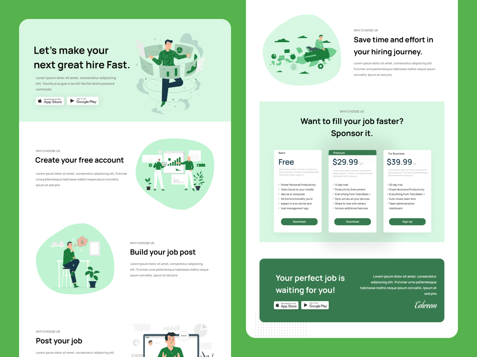 Website Design By Tehreem Khurshid On Dribbble