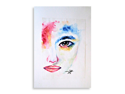 The Eye artwork eye fine art practice watercolor