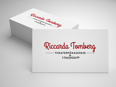 Riccarda Tomberg branding design logo typography