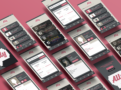 Ally app app concept app design concept design gaming ui ux