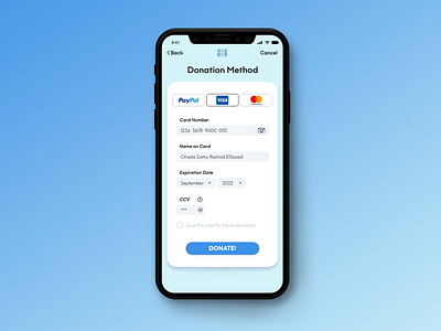 Credit Card Checkout - Donation App