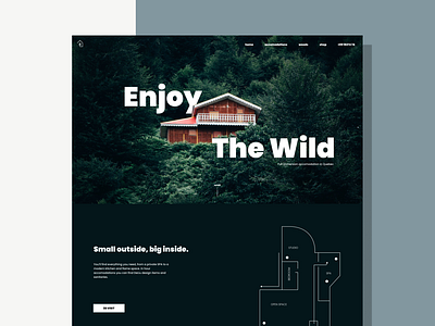 Accomodation landing page concept