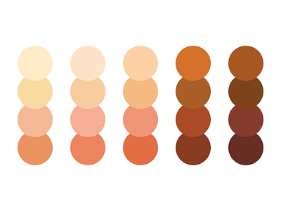 Skin tone colors