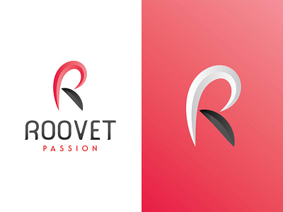 Roovet Passion logo app branding business logo colorful company logo creative design fire logo flat graphic design icon illustration letter logo lifestyle logo logo design minimalist passion unique website