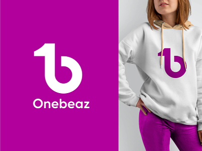 Onebeaz logo design app branding business clothing creative custom design fashion flat graphic design icon logo logo design luxury minimal minimalist modern passion vector wellness