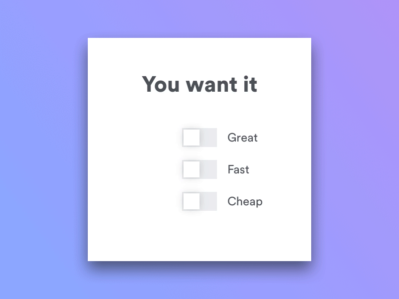 Daily UI #015 - On/Off Switch