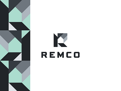 REMCO Logotype brand identity branding concept grayscale home house identity logo logotype real estate real estate branding real estate logo