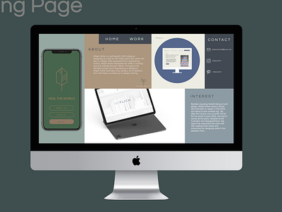Website portfolio 2021- Landing page art design graphic design icon logo minimal typography ui ux vector